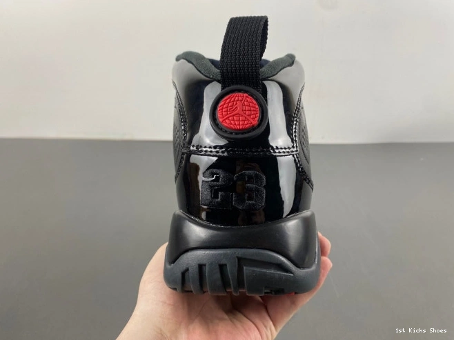 1st Kicks 302370-014 Retro Bred Air Jordan 9 Patent 0709